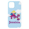 Girl Flying on a Dragon iPhone 15 Plus Case - Back