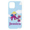 Girl Flying on a Dragon iPhone 15 Pro Max Case - Back