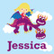 Girl Flying on a Dragon