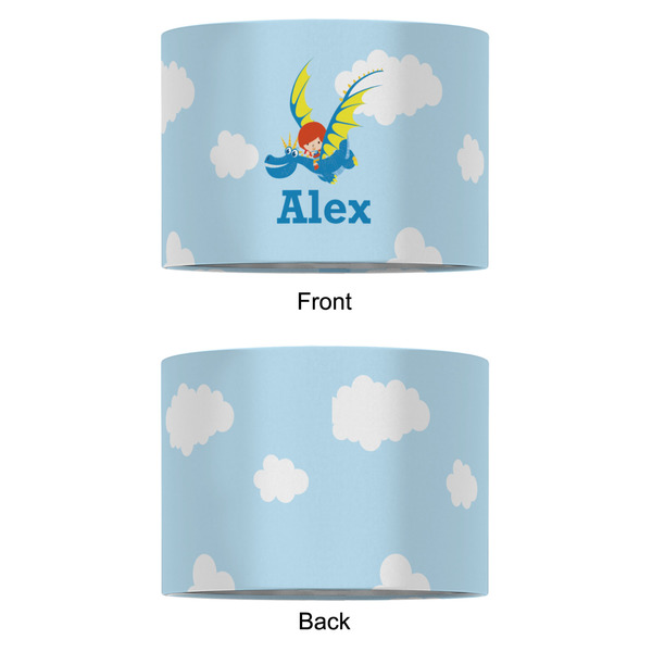 Flying a Dragon 12" Drum Lampshade - APPROVAL (Fabric)