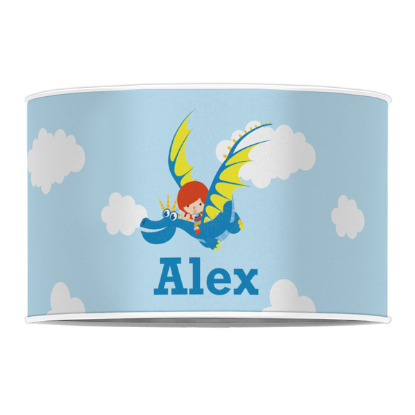 Flying a Dragon 12" Drum Lampshade - FRONT (Poly Film)