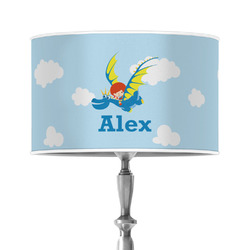 Flying a Dragon 12" Drum Lamp Shade - Poly-film (Personalized)