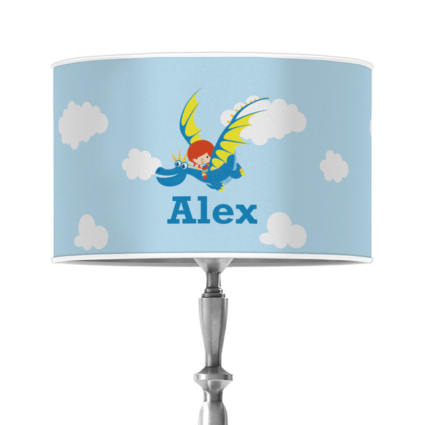 Custom Flying a Dragon 12" Drum Lamp Shade - Poly-film (Personalized)