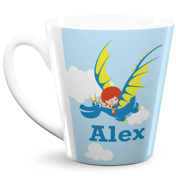 Custom Flying a Dragon 12 Oz Latte Mug (Personalized)