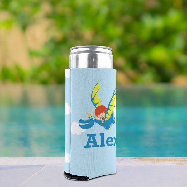 Flying a Dragon Can Cooler - Tall 12oz - In Context