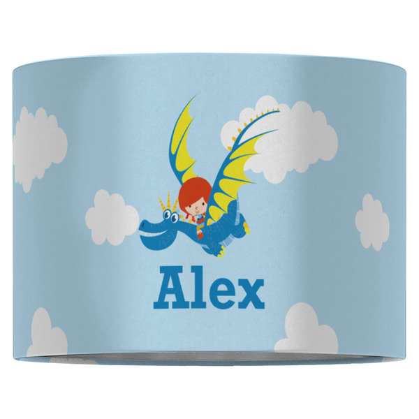 Flying a Dragon 16" Drum Lampshade - FRONT (Fabric)