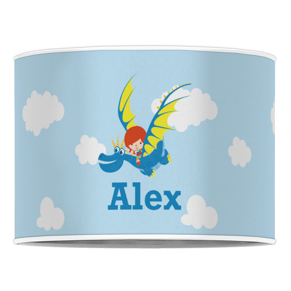Flying a Dragon 16" Drum Lampshade - FRONT (Poly Film)