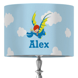 Flying a Dragon 16" Drum Lamp Shade - Fabric (Personalized)