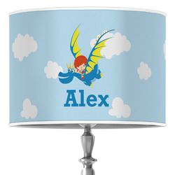 Flying a Dragon 16" Drum Lamp Shade - Poly-film (Personalized)