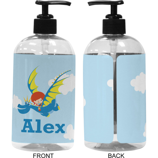 Flying a Dragon 16 oz Plastic Liquid Dispenser (Approval) - Black