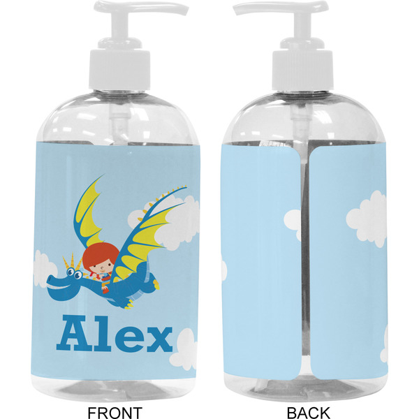 Flying a Dragon 16 oz Plastic Liquid Dispenser- Approval- White