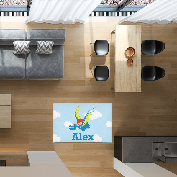 Flying a Dragon 2'x3' Indoor Area Rugs - IN CONTEXT