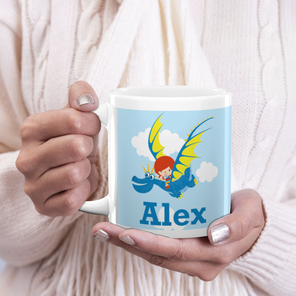 Flying a Dragon 20oz Coffee Mug - LIFESTYLE