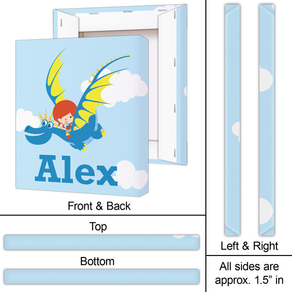 Flying a Dragon 20x24 - Canvas Print - Approval