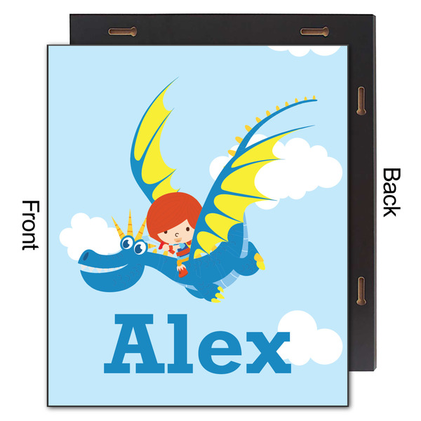 Flying a Dragon 20x24 Wood Print - Front & Back View