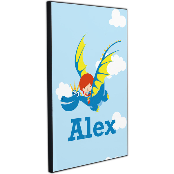 Flying a Dragon 20x30 Wood Print - Angle View