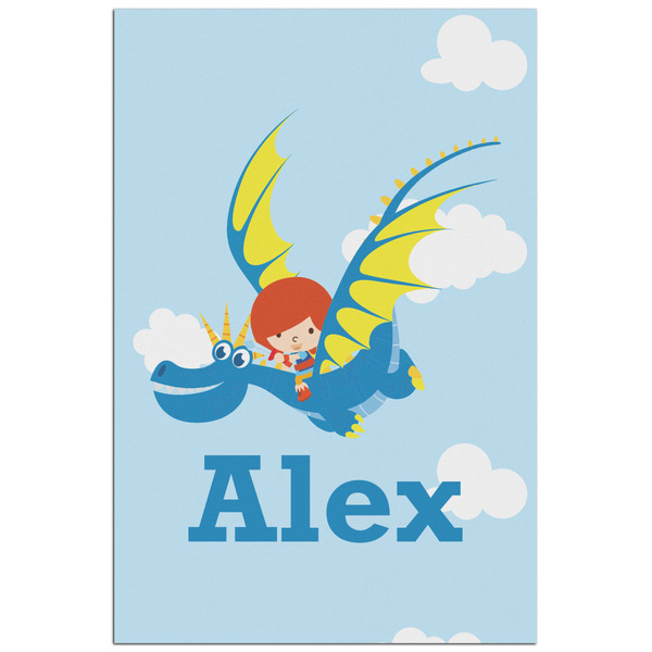 Custom Flying a Dragon Poster - Matte - 24x36 (Personalized)