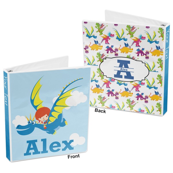 Flying a Dragon 3-Ring Binder Front and Back