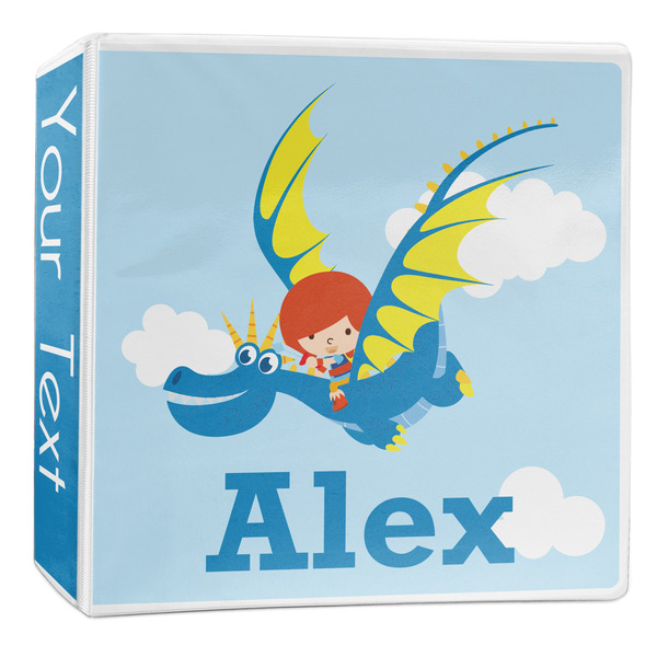 Custom Flying a Dragon 3-Ring Binder - 2 inch (Personalized)