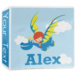 Flying a Dragon 3-Ring Binder - 3 inch (Personalized)