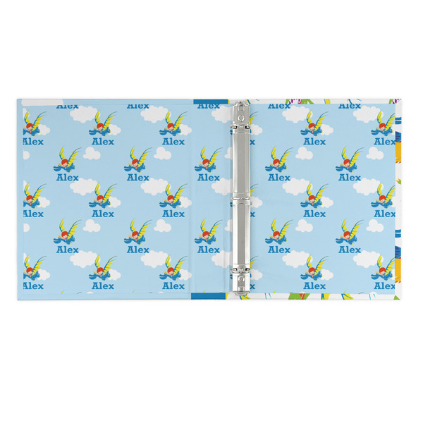 Flying a Dragon 3 Ring Binders - Full Wrap - 1" - OPEN INSIDE