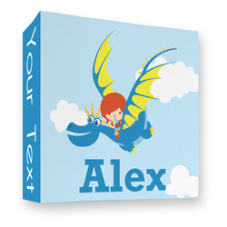 Flying a Dragon 3 Ring Binder - Full Wrap - 3" (Personalized)