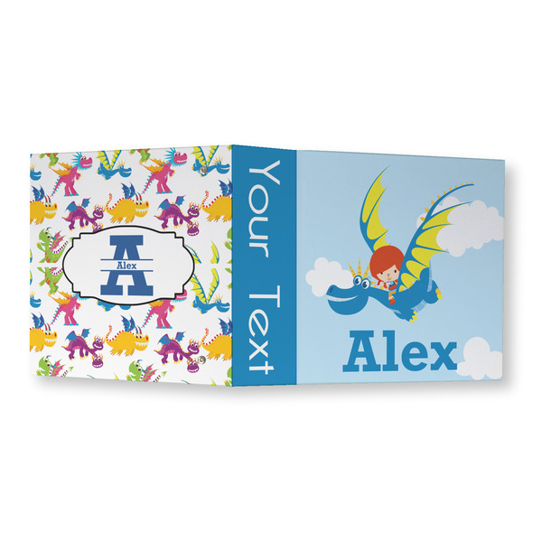Flying a Dragon 3 Ring Binders - Full Wrap - 3" - OPEN OUTSIDE