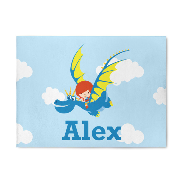 Custom Flying a Dragon 5' x 7' Indoor Area Rug (Personalized)