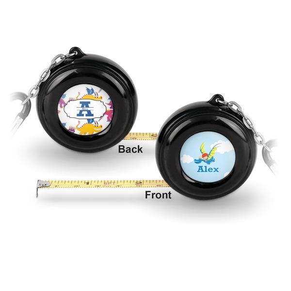 Flying a Dragon 6-Ft Pocket Tape Measure with Carabiner Hook - Front and Back