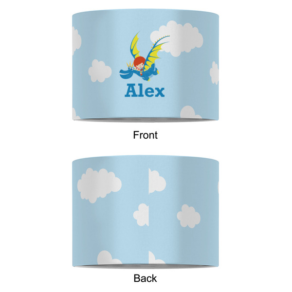 Flying a Dragon 8" Drum Lampshade - APPROVAL (Fabric)