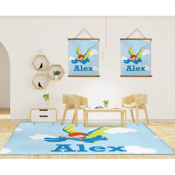 Flying a Dragon 8'x10' Indoor Area Rugs - IN CONTEXT