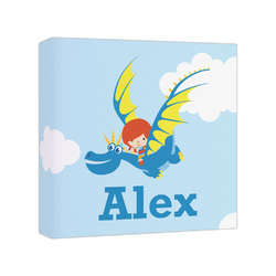Flying a Dragon Canvas Print - 8x8 (Personalized)