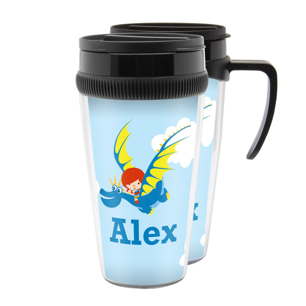 Custom Flying a Dragon Acrylic Travel Mug (Personalized)