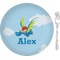 Flying a Dragon 8" Glass Appetizer / Dessert Plates - Single or Set (Personalized)