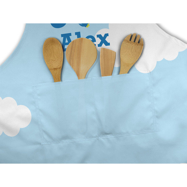 Flying a Dragon Apron - Pocket Detail with Props