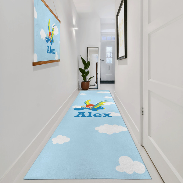 Flying a Dragon Area Rug Sizes - In Context (vertical)