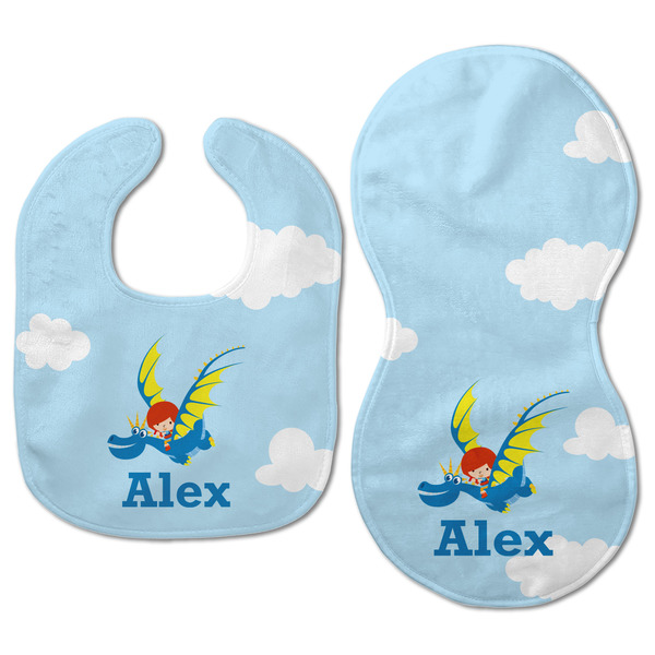 Flying a Dragon Baby Bib & Burp Set - Approval (new bib & burp)