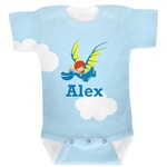 Flying a Dragon Baby Bodysuit 12-18 (Personalized)
