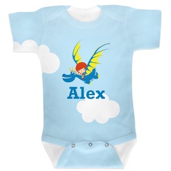 Flying a Dragon Baby Bodysuit (Personalized)