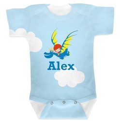 Flying a Dragon Baby Bodysuit 3-6 (Personalized)