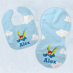 Flying a Dragon Baby Bib & Burp Set w/ Name or Text