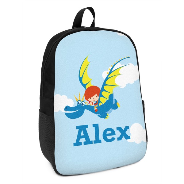 Custom Flying a Dragon Kids Backpack (Personalized)