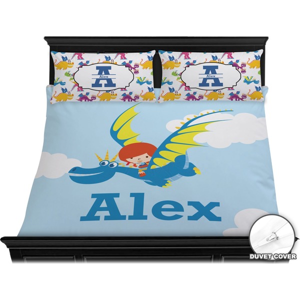 Flying a Dragon Bedding Set (King) - Duvet