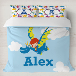 Flying a Dragon Duvet Cover Set - King (Personalized)