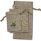 Flying a Dragon Burlap Gift Bags - (PARENT MAIN) All Three
