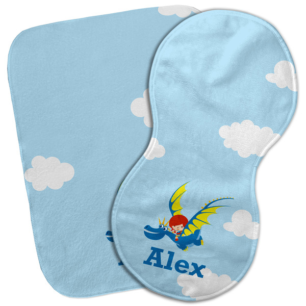 Custom Flying a Dragon Burp Cloth (Personalized)