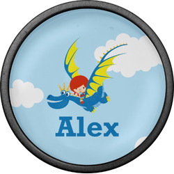 Flying a Dragon Cabinet Knob (Black) (Personalized)