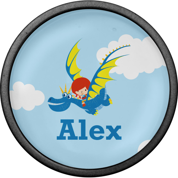 Flying a Dragon Cabinet Knob - Black - Front