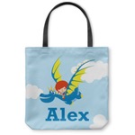 Flying a Dragon Canvas Tote Bag - Large - 18"x18" (Personalized)