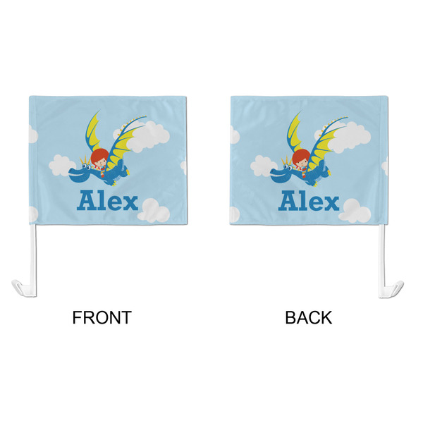 Flying a Dragon Car Flag - Large - APPROVAL